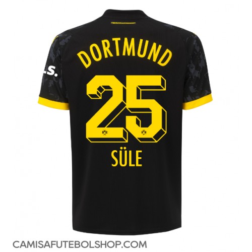 Camisa de time de futebol Borussia Dortmund Niklas Sule #25 Replicas 2º Equipamento 2023-24 Manga Curta